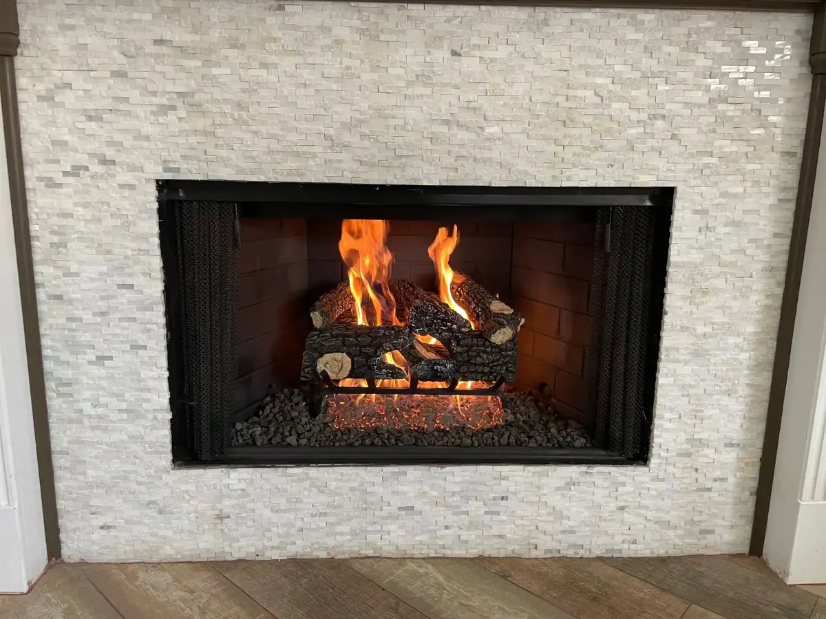 Fireplace repair and restoration work