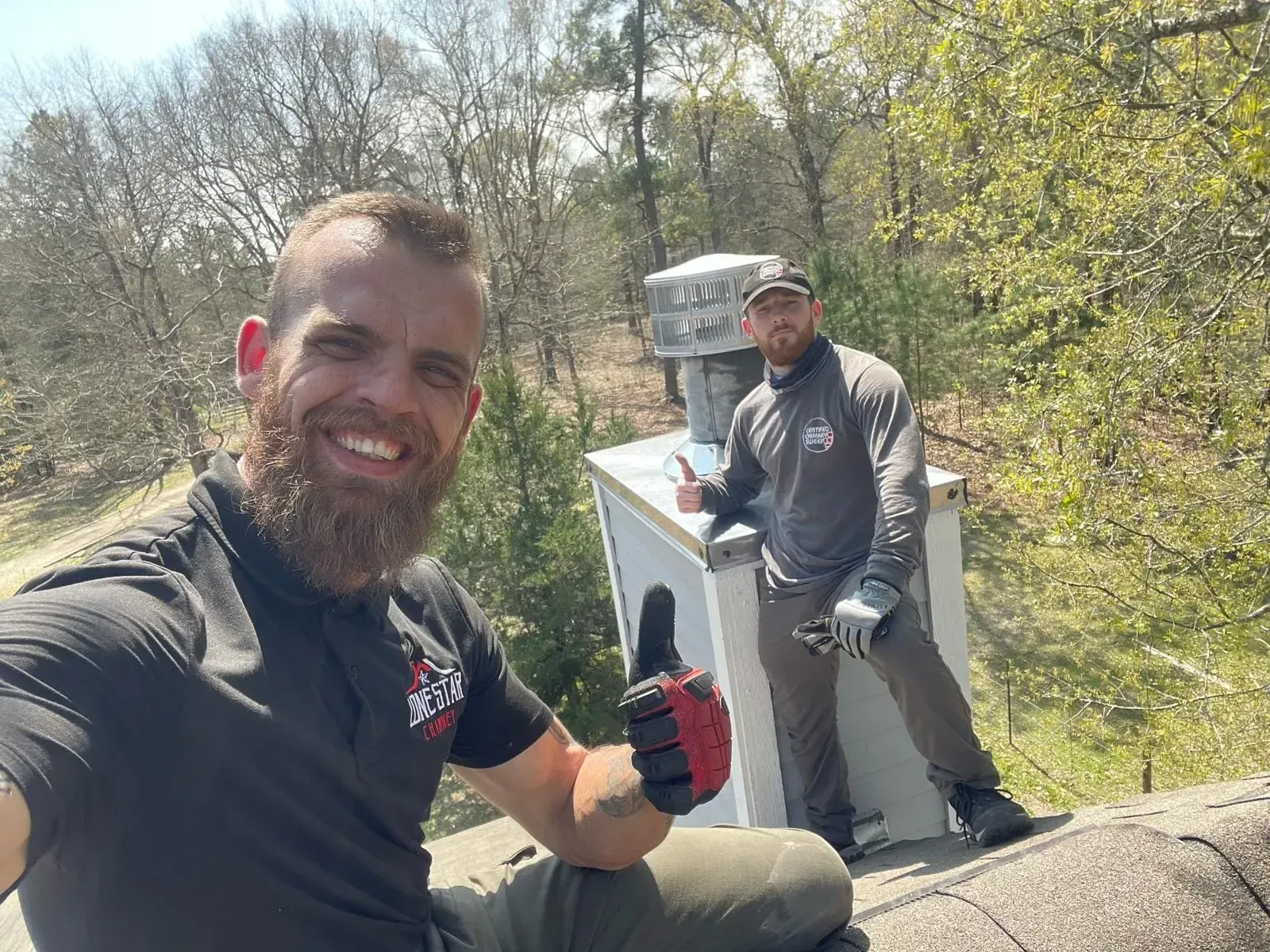 Certified chimney inspection by Lone Star Chimney